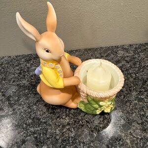 Retired Bunny Candle Votive Holder